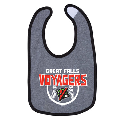 Gray Baby Bib