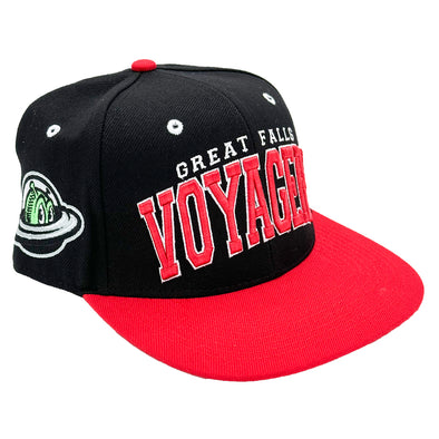 Voyagers Black/Red Snapback Hat